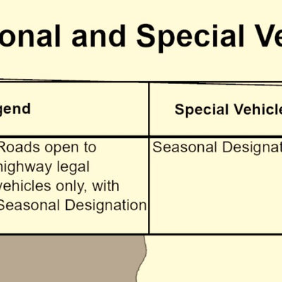 Green Mountain Finger Lakes NF MVUM - FINGER LAKES - Map 3 Preview 3