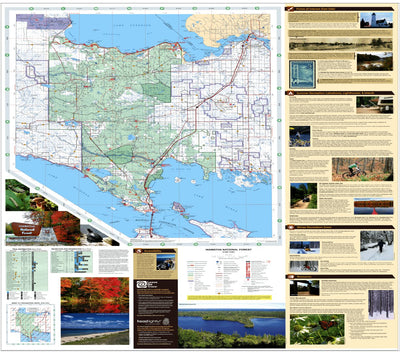 US Forest Service R9 Hiawatha National Forest Visitor Map East digital map