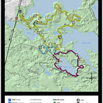 Hiawatha NF – McKeever Hills Cross Country Ski Trails Map Preview 1