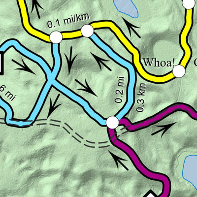 Hiawatha NF – McKeever Hills Cross Country Ski Trails Map Preview 2