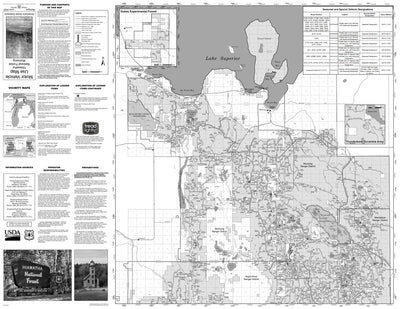Hiawatha NF MVUM - Munising Preview 1