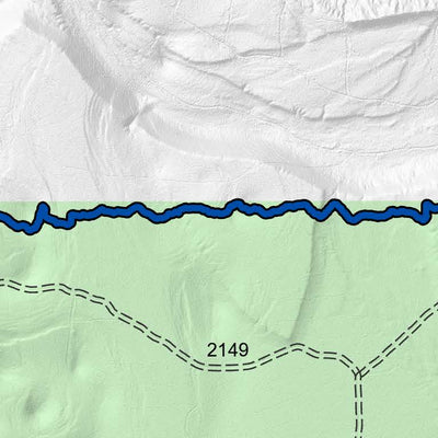 Hiawatha NF – Pine Line and Valley Spur Single Track Mountain Bike Trails Map Preview 2