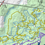 Hiawatha NF – Pine Line and Valley Spur Single Track Mountain Bike Trails Map Preview 3