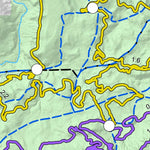 Hiawatha NF – Valley Spur Single Track Mountain Bike Trails Map Preview 2