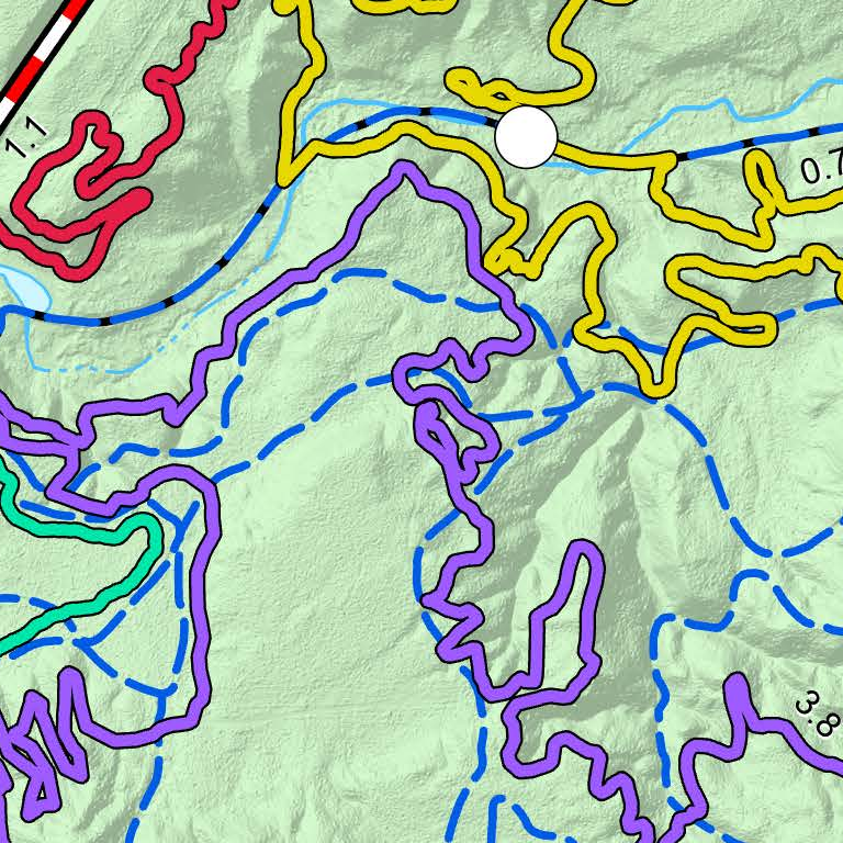 Hiawatha NF – Valley Spur Single Track Mountain Bike Trails Map by US ...