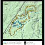 Hiawatha NF – Valley Spur Snowshoe Trails Map Preview 1
