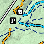 Hiawatha NF – Valley Spur Snowshoe Trails Map Preview 3
