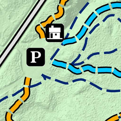 Hiawatha NF – Valley Spur Snowshoe Trails Map Preview 3