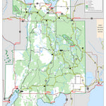 Hiawatha NF – West Zone – Designated Snowmobile Trails Preview 1