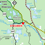 Hiawatha NF – West Zone – Designated Snowmobile Trails Preview 3