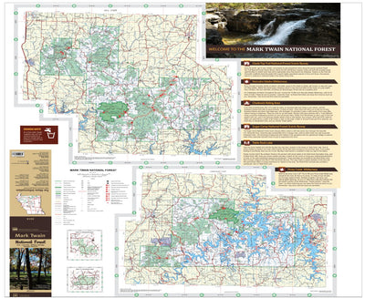 US Forest Service R9 Mark Twain National Forest - Ava Ranger District Forest Visitor Map digital map