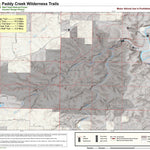 Mark Twain National Forest - Paddy Creek Wilderness Trails Map Preview 1