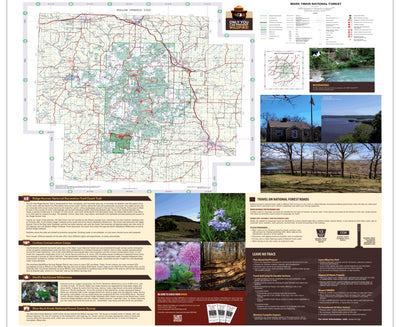 US Forest Service R9 Mark Twain National Forest - Willow Springs Ranger District Forest Visitor Map digital map