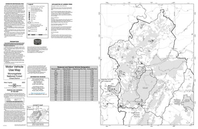 Monongahela NF MVUM - Cheat Preview 1
