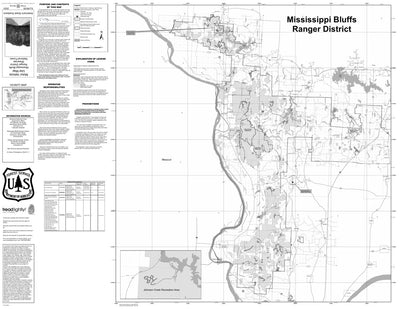 Shawnee NF MVUM - Mississippi Bluffs Preview 1