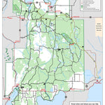 Hiawatha NF – West Zone – Designated Off-Road Vehicle (ORV) Trails and Roads Open to ORV Use Preview 1