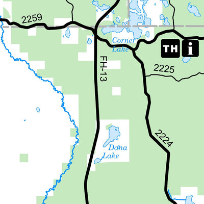 Hiawatha NF – West Zone – Designated Off-Road Vehicle (ORV) Trails and Roads Open to ORV Use Preview 2