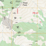 US Forest Service - Topo Abajo Peak, UT FSTopo Legacy digital map
