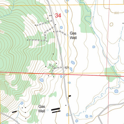 US Forest Service - Topo Abbott, AR FSTopo Legacy digital map