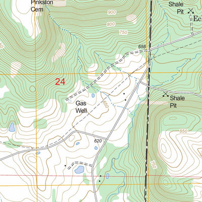 US Forest Service - Topo Abbott, AR FSTopo Legacy digital map