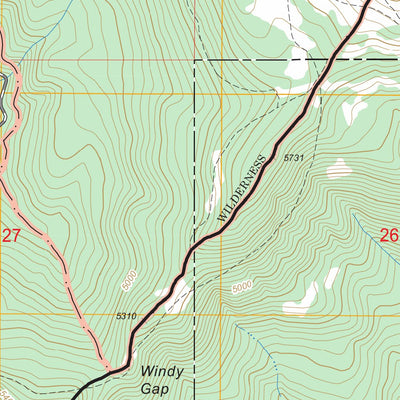 US Forest Service - Topo Abbott Butte, OR FSTopo Legacy digital map