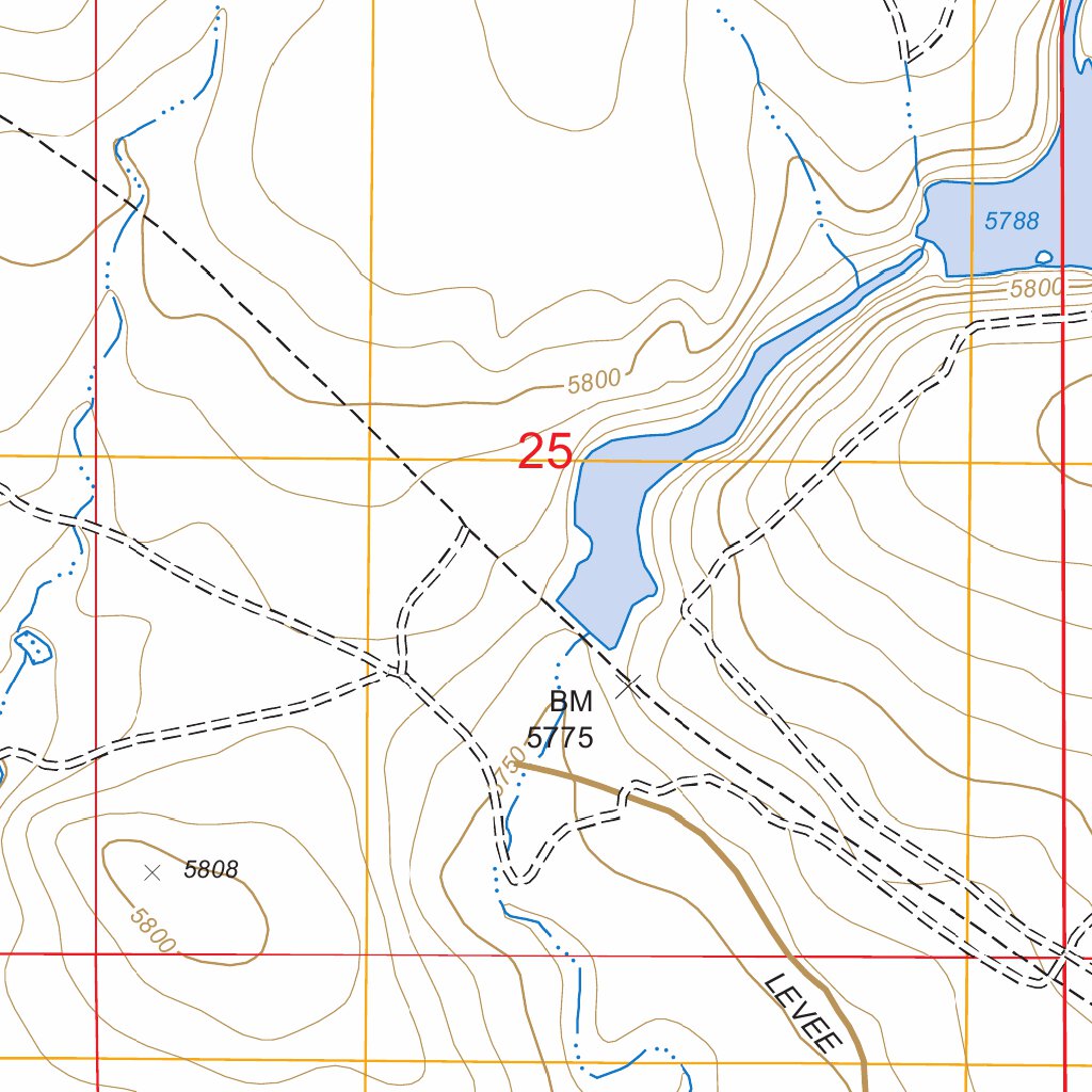 Abbott Lake, NM FSTopo Legacy Map by US Forest Service - Topo | Avenza Maps