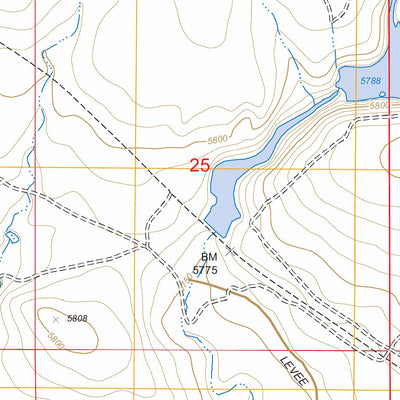 US Forest Service - Topo Abbott Lake, NM FSTopo Legacy digital map
