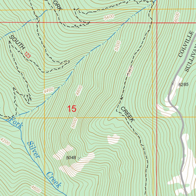 US Forest Service - Topo Abercrombie Mountain, WA FSTopo Legacy digital map