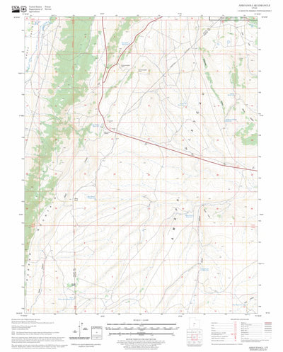 US Forest Service - Topo Abes Knoll, UT FSTopo Legacy digital map