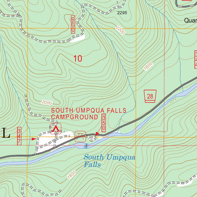 US Forest Service - Topo Acker Rock, OR FSTopo Legacy digital map