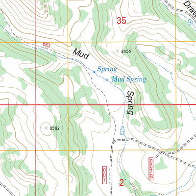 US Forest Service - Topo Acord Lakes, UT FSTopo Legacy digital map