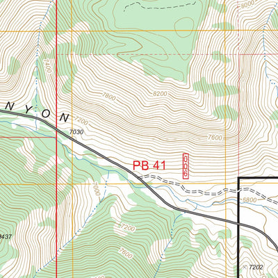 US Forest Service - Topo Acord Lakes, UT FSTopo Legacy digital map