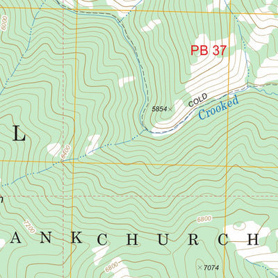 US Forest Service - Topo Acorn Butte, ID FSTopo Legacy digital map