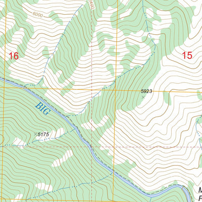 US Forest Service - Topo Acorn Butte, ID FSTopo Legacy digital map