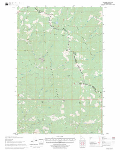US Forest Service - Topo Adair, ID - MT FSTopo Legacy digital map