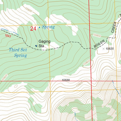 US Forest Service - Topo Adams Lake, CO FSTopo Legacy digital map