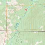 US Forest Service - Topo Adams Lake, CO FSTopo Legacy digital map