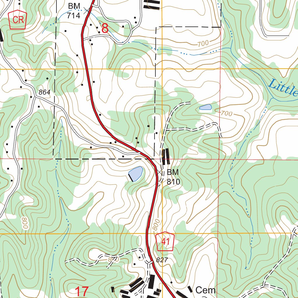 Addison, AL FSTopo Legacy Map by US Forest Service - Topo | Avenza Maps