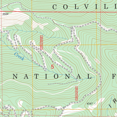US Forest Service - Topo Addy Mountain, WA FSTopo Legacy digital map