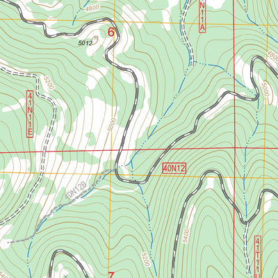 US Forest Service - Topo Adin Pass, CA FSTopo Legacy digital map