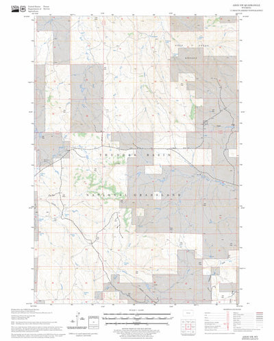 US Forest Service - Topo Adon NW, WY FSTopo Legacy digital map