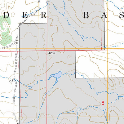 US Forest Service - Topo Adon NW, WY FSTopo Legacy digital map