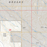 US Forest Service - Topo Adon NW, WY FSTopo Legacy digital map