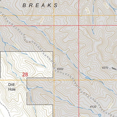 US Forest Service - Topo Adon NW, WY FSTopo Legacy digital map