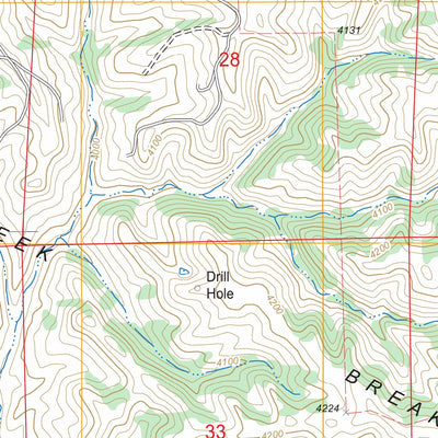 US Forest Service - Topo Adon, WY FSTopo Legacy digital map