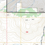 US Forest Service - Topo Advent Gulch, ID FSTopo Legacy digital map