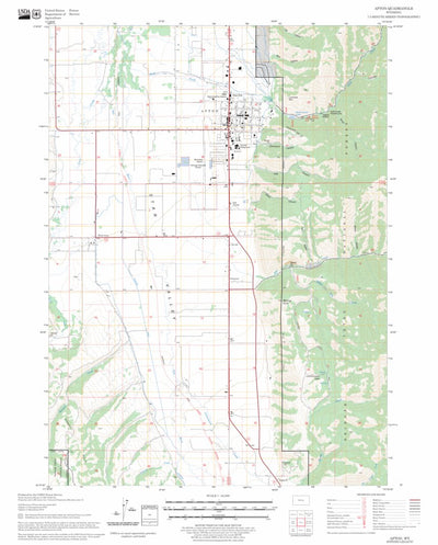 US Forest Service - Topo Afton, WY FSTopo Legacy digital map