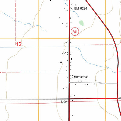 US Forest Service - Topo Afton, WY FSTopo Legacy digital map