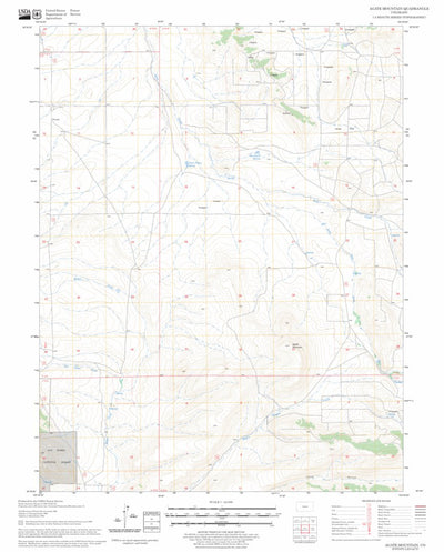 US Forest Service - Topo Agate Mountain, CO FSTopo Legacy digital map