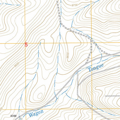US Forest Service - Topo Agate Mountain, CO FSTopo Legacy digital map